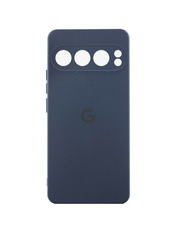 Чохол Silicone Cover Silicone Cover Full Camera with logo для Google Pixel 9 Pro Midnight Blue