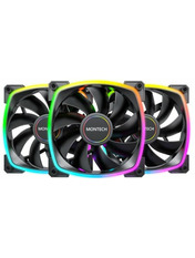 Корпусний вентилятор Montech AX120 PWM 3-pack Black