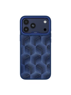 Чохол Kajsa Splendid Collection 3D Cube Pattern with MagSafe Plus O-Ring для Apple iPhone 7+/8+ Blue (6981023457)