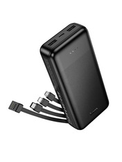 Павербанк Hoco J163A Wonderful 1xUSB-C + 2xUSB-A 22,5W 20000mAh Black