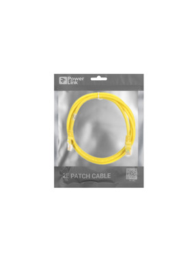 Мережевий патч-корд 2E 26AWG PVC Copper Cat.6 UTP 1,5m Yellow