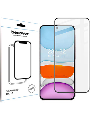 Захисне скло BeCover 10D для Samsung Galaxy A36 SM-A366 глянсове (712887) Black