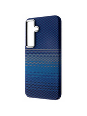 Чохол UAG Copy Gleam Case with Magnetic Ring для Samsung Galaxy S24 Blue Stripes Blue Stripes (6981257403)
