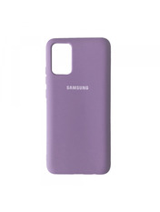Чохол Silicone Case Full Aquarelle для Samsung Galaxy A025 A02s Lilac