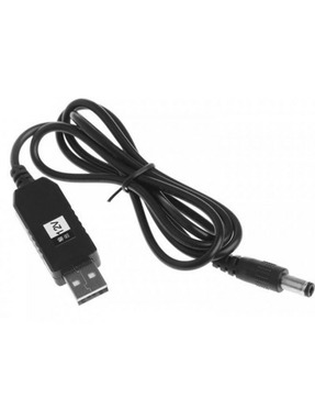 Кабель живлення XoKo USB 2.0 to DC 5.5*2.1mm 0,95m Black