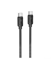 Кабель синхронізації Hoco  X115 SurpassType-C to Type-C 60W 1m Black