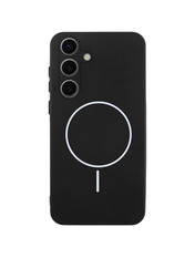 Чохол Lakshmi Silicone Cover Full Camera (AA) with Magnetic Fit для Samsung Galaxy A07 A075 Black Black (6938170254)