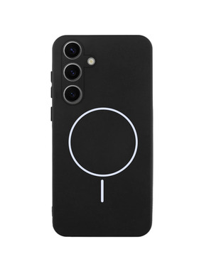 Чохол Lakshmi Silicone Cover Full Camera (AA) with Magnetic Fit для Samsung Galaxy A07 A075 Black (6938170254)