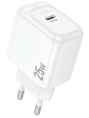Мережевий зарядний пристрій Hoco CS53A Surplus (1 USB-C) 25W + кабель Type-C to Type-C White Type-C to Type-C