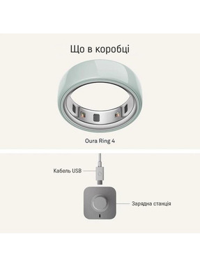 Смарт-кільце Oura Ring 4 Size 6 Ceramic Tide (JZ90-57461-06)