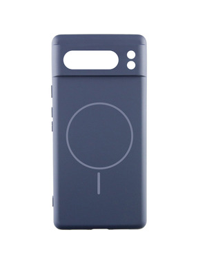 Чохол Silicone Cover Lakshmi Full Camera (AA) with Magnetic Fit для Google Pixel 8 Pro Midnight Blue (6931758204)