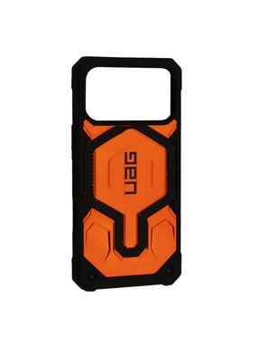 Чохол UAG MONARCH PRO MAGSAFE (Top Grain Leather) для Apple iPhone 17 Pro Orange (6972849103)