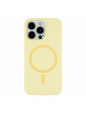 Чохол Silicone Case with MagSafe для Apple iPhone 12 Pro Max Yellow