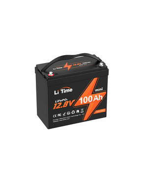 Акумулятор для ДБЖ Li-TIME LiFePO4 mini 12,8V 100Ah (L12V100-100-MINI-16-A60)
