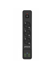 Мережевий фільтр Proove Power Strip P-03 3/2m + 1 USB Black (PSP342420001)