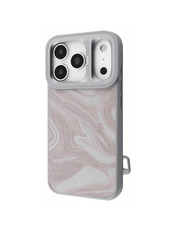 Чохол Kajsa Fluid Art with Magnetic Ring для Apple iPhone 17 Pro Grey Grey (6958129304)