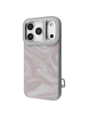 Чохол Kajsa Fluid Art with Magnetic Ring для Apple iPhone 17 Pro Grey (6958129304)