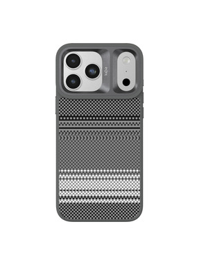 Чохол Kajsa Resort Collection Gradient Stripe with MagSafe B-Ring для Apple iPhone 17 Pro Grey (6912358740)