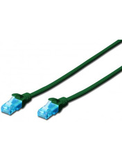 Мережевий патч-корд 2E 26AWG Cat.5e UTP Зелений Green 0.2 0,2m Green (2E-PC5ECU-0.20LSZH-GRN)