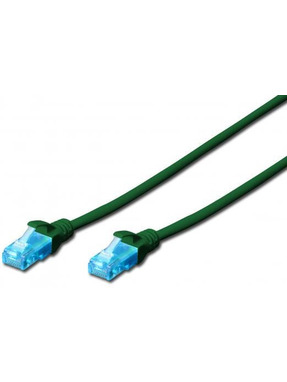 Мережевий патч-корд 2E 26AWG Cat.5e UTP 0,2m Green (2E-PC5ECU-0.20LSZH-GRN)
