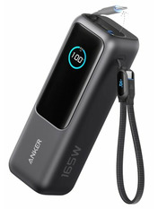 Павербанк Anker Built-In Double USB-C Cables 1xUSB-C + 1xUSB-A 100 25000 Black 100W 25000mAh Black (A1695H11)