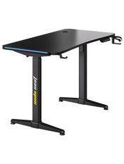 Комп'ютерний стіл Anda Seat Terminator RGB Black Black (AD-D-DD1-1600L-01-B-B)