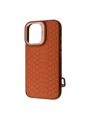 Чохол UAG Copy Snake Pattern with Magnetic Ring для Apple iPhone 16 Brown (6941807523)