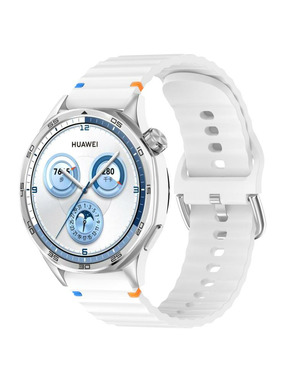 BeCover Ribbed Tape (20mm) Samsung Galaxy Watch Active/Gear (40/44mm) White