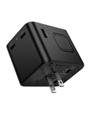 Мережевий зарядний пристрій Hoco AC30 17 2 USB-A + 2 USB-C Відсутній Black (2 USB-A + 2 USB-C) 17W Black
