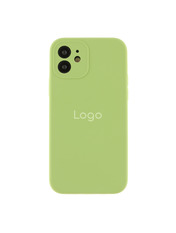 Чохол Silicone Case Full Size with Frame для Apple iPhone 12 Mint Mint (6983521074)
