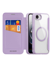 Чохол-книжка Dux Ducis Skin X Pro with MagSafe для Apple iPhone 17e Purple/Pink Purple/Pink (6918354702)