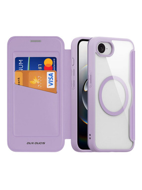 Чохол-книжка Dux Ducis Skin X Pro with MagSafe для Apple iPhone 17e Purple/Pink (6918354702)
