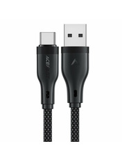 Кабель синхронізації ACEFAST C8-04 USB to Type-C Black 1,2 Ні 60W 1,2m Black