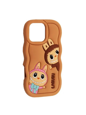Чохол LABUBU Case для Apple iPhone 16 Pro Max Brown (6951820374)