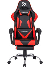 Ігрове крісло Defender Pilot Black/Red Black/Red (64354)