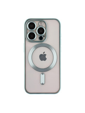 Чохол Metallic Chrome Full Camera with Magsafe для Apple iPhone 14 Pro Max Green Green (6952817349)