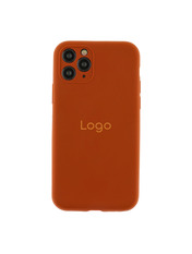 Чохол Silicone Case Full Size with Frame для Apple iPhone 11 Pro Brown Brown (6981425073)