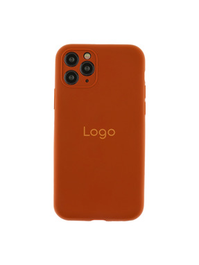Чохол Silicone Case Full Size with Frame для Apple iPhone 11 Pro Brown (6981425073)