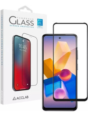 Захисне скло ACCLAB Full Glue для Infinix Hot 40i Глянсова BOX глянсове (1283126588914) Black