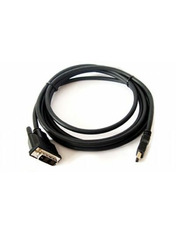 Кабель передачі відео Cablexpert CC-HDMI-DVI HDMI (M) to DVI (M) Black 7,5 Ні 7,5m Black (CC-HDMI-DVI-7.5MC)