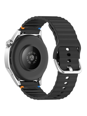 BeCover Ribbed Tape (22mm) Huawei Watch GT 5 (46mm) Black