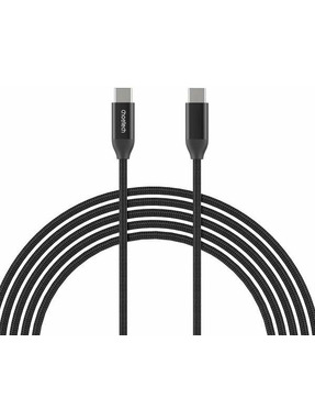 Кабель синхронізації Choetech Type-C to Type-C 240W 1,2m Black (XCC-1035-BK)