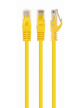 Мережевий патч-корд Cablexpert Cat.6 UTP 1,5m Yellow (PP6U-1.5M/Y)