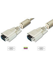 Кабель передачі відео Digitus VGA (M) to VGA (M) 1.8m White