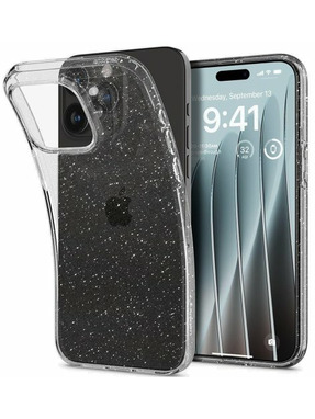 Чохол Spigen Liquid Crystal Glitter для Apple iPhone 15 Pro Crystal Quartz (ACS06701)