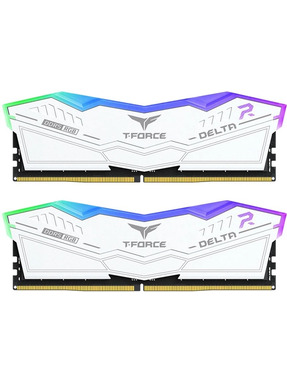 Оперативна пам’ять Team T-Force Delta RGB White DDR5 32GB (kit 2*16GB) 6000MHz (FF4D532G6000HC38ADC01)