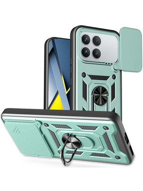 Чохол Ummi Camshield Serge Ring для Xiaomi Poco F8 Pro Green (6951834027)