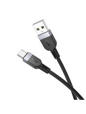 Кабель синхронізації Hoco X109 Silicone USB to Type-C Black 1 1m Black