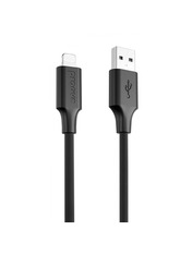 Кабель синхронізації Proove Striped USB to Lightning Black 20W 1m Black (CCSS00001101)