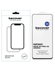 Захисне скло BeCover для Infinix Note 50 Pro 4G глянсове (714761) Black